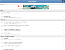 Tablet Screenshot of forumfotografia.net
